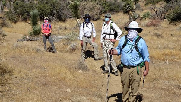 A group of masked community scientists