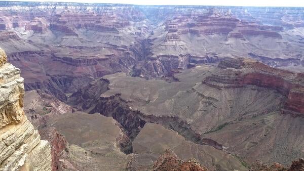 A snapshot of the Grand Canyon and its rock layers