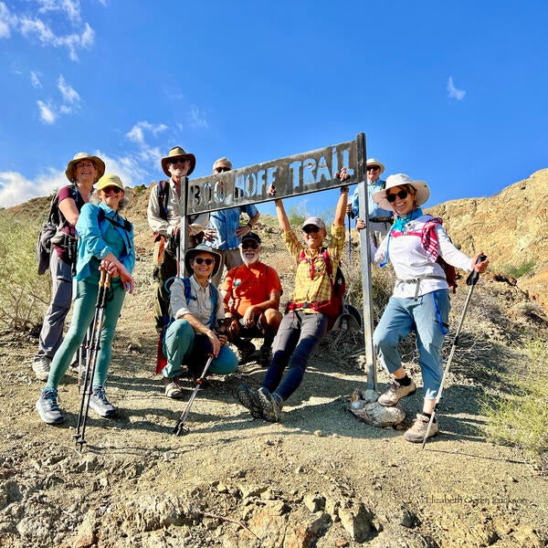 Community scientists on the Boo Hoff Trail