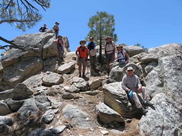 a group of community scientists in the desert