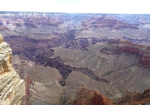 A snapshot of the Grand Canyon and its rock layers