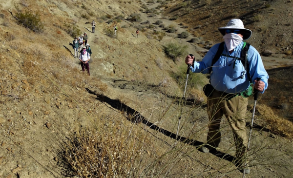 Community scientists on the Boo Hoff trail 