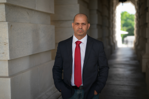 A man in a suit 